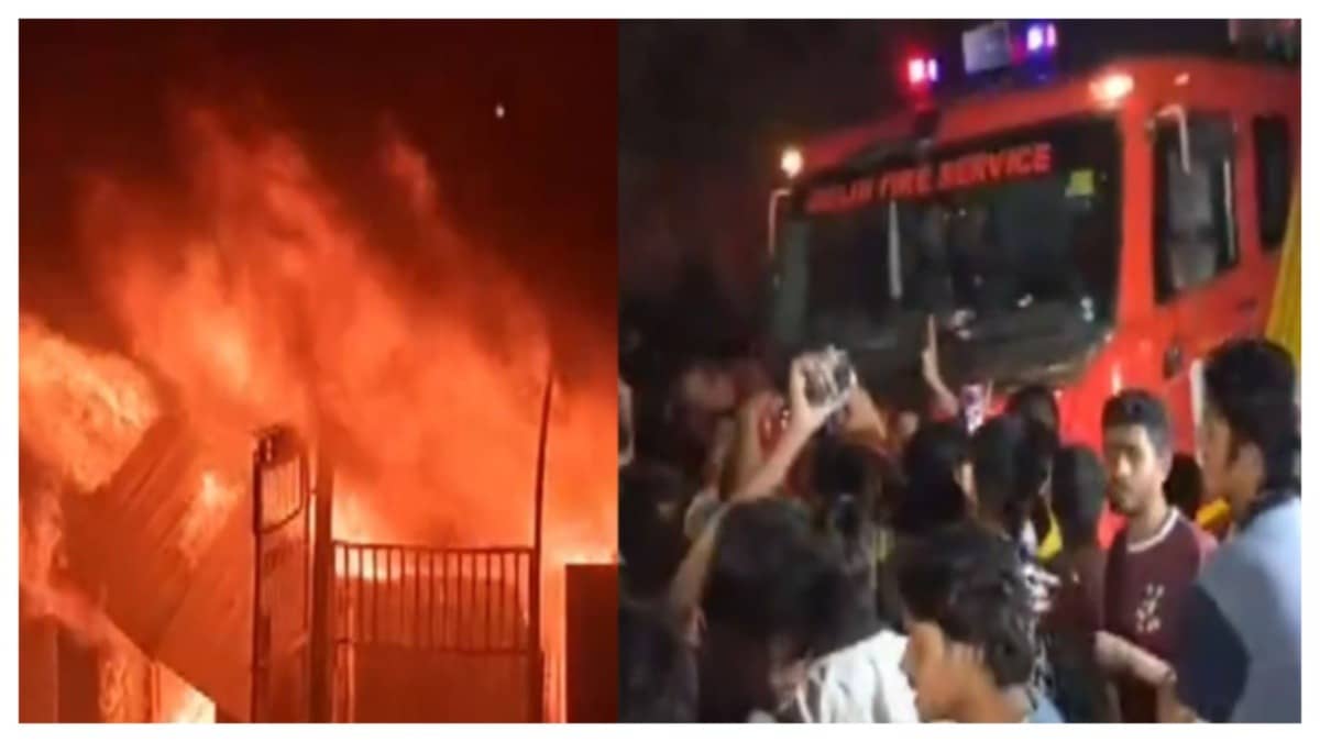 Shastri Park Fire Delhi furniture market