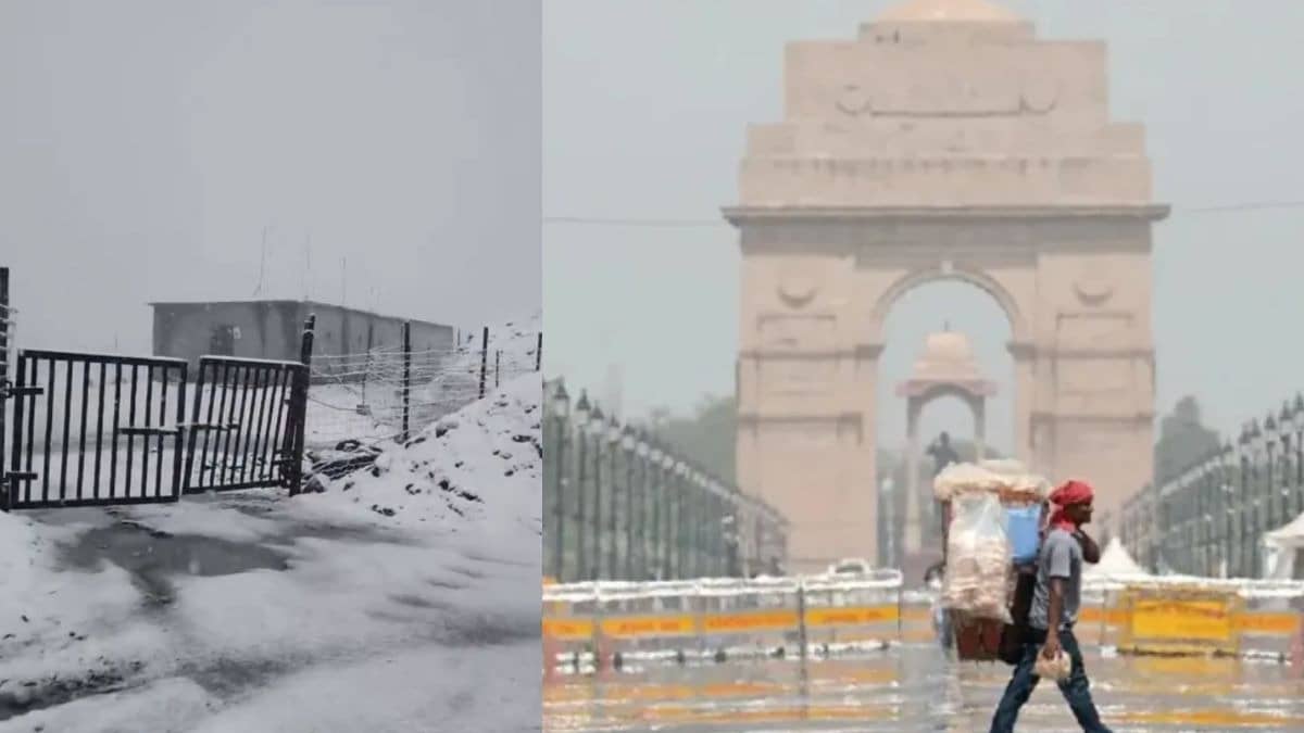 Snowfall in May Turns Zojila Into White Wonderland Amid Scorching Heatwave Across India