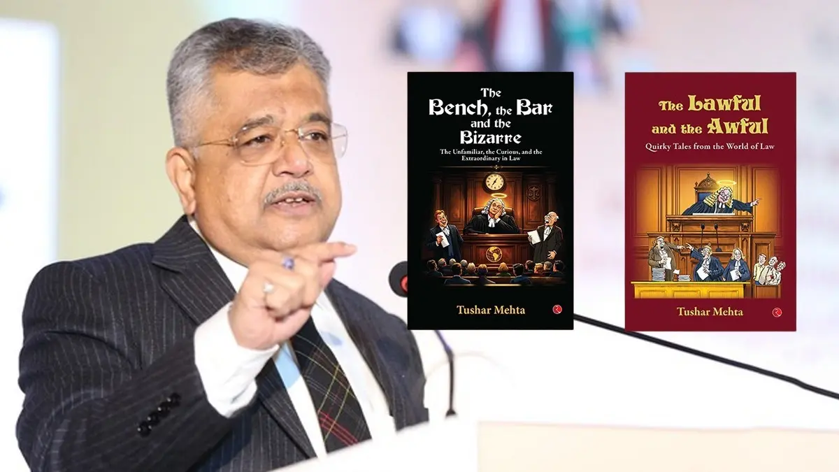 Beyond the Gavel: Tushar Mehta's New Books Shed Light on Courtroom Curiosities and Lighter Side of Law Solicitor General Tushar Mehta Launches 2 Books