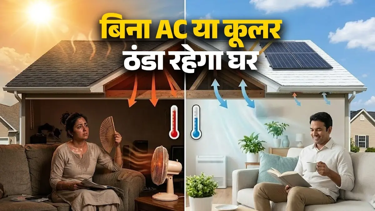 Summer Roof Cooling Tips: गर्मी से छत बन गई है आग का गोला? ये 5 देसी जुगाड़ घर को रखेंगे ठंडा-ठंडा; नहीं पड़ेगी AC या कूलर की जरूरत summer-roof-cooling-tips-without-ac or cooler how-to-keep-house-cool-in-hot weather-desi-hacks
