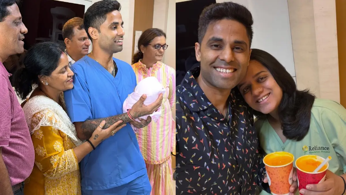 Suryakumar Yadav: जब बेटी को पहली बार गोद में उठाकर भावुक हुए सूर्यकुमार, हॉस्पिटल से शेयर कीं प्यारी यादें Suryakumar Yadav Baby Girl