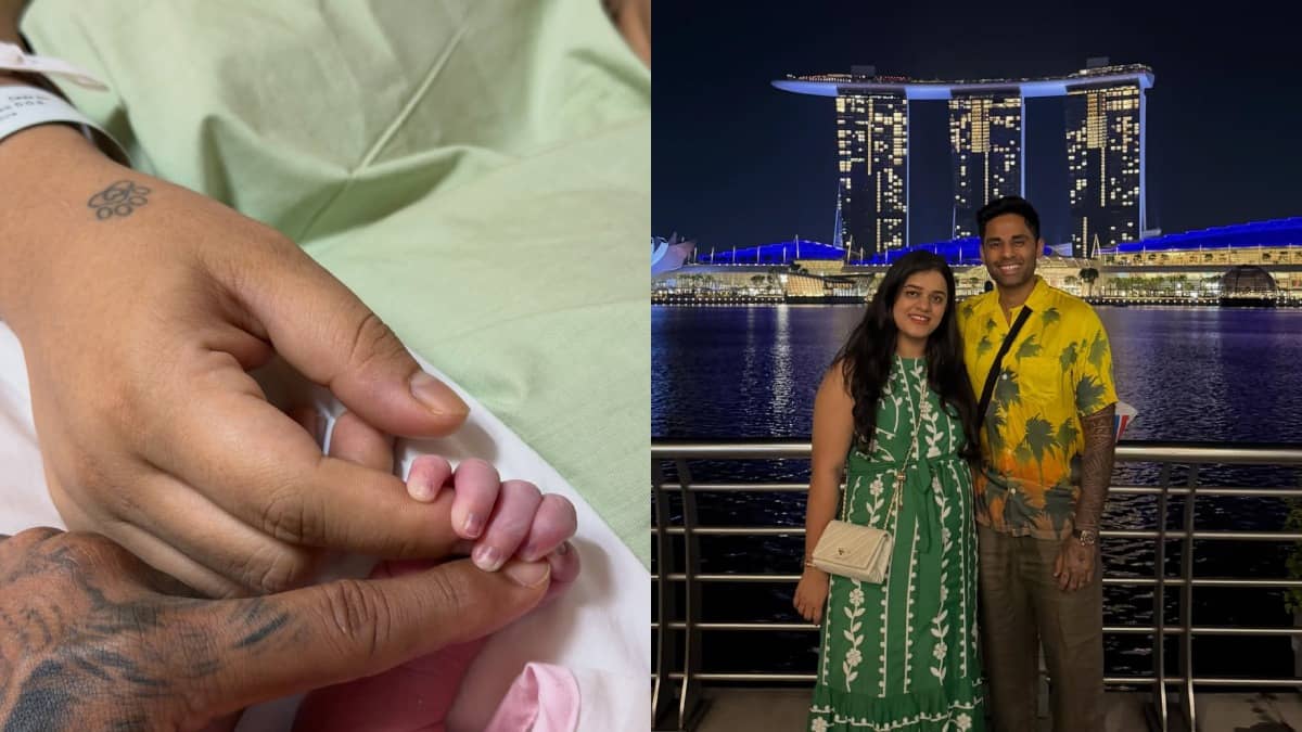 Suryakumar Yadav has been blessed with a baby girl