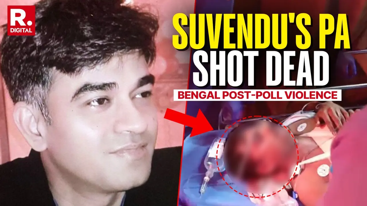 Suvendu Adhikari's Assistant Shot Dead In Madhyamgram 48 Hours After BJP's Bengal Poll Sweep Suvendu Adhikari's Assistant Shot Dead In West Bengal