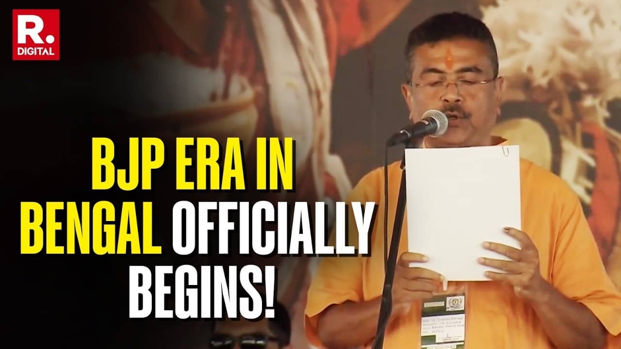 Suvendu Adhikari’s Swearing-In Speech