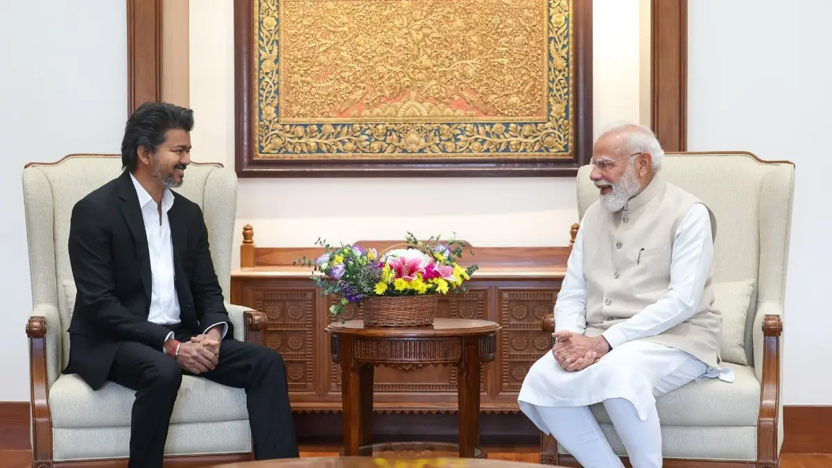 Tamil Nadu Chief Minister Vijay Meets PM Modi in Maiden Delhi Visit, Raises NEET, Cauvery, and Defense Projects Tamil Nadu CM Vijay Meets PM Modi in Delhi
