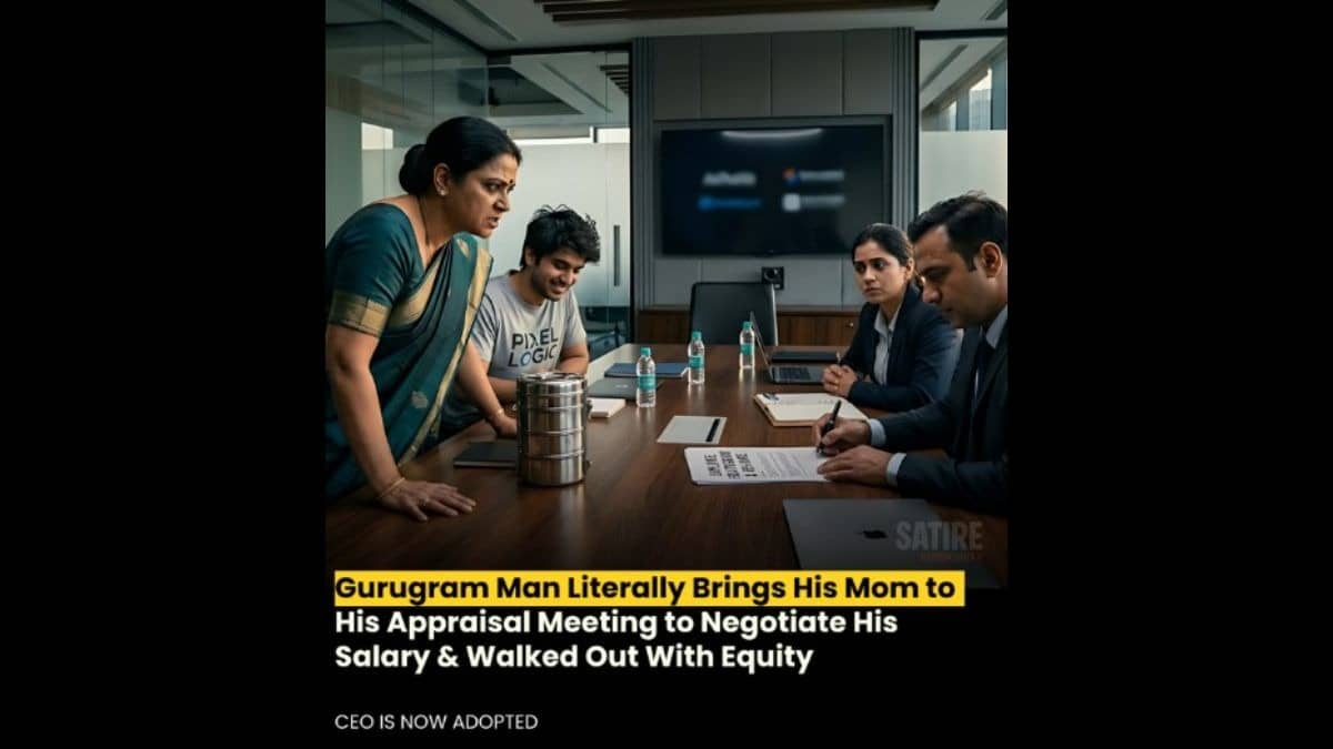 The Ultimate 'Mummy-Negotiator': Gurugram Man Brings Mom to Appraisal Meeting, Walks Out with Equity