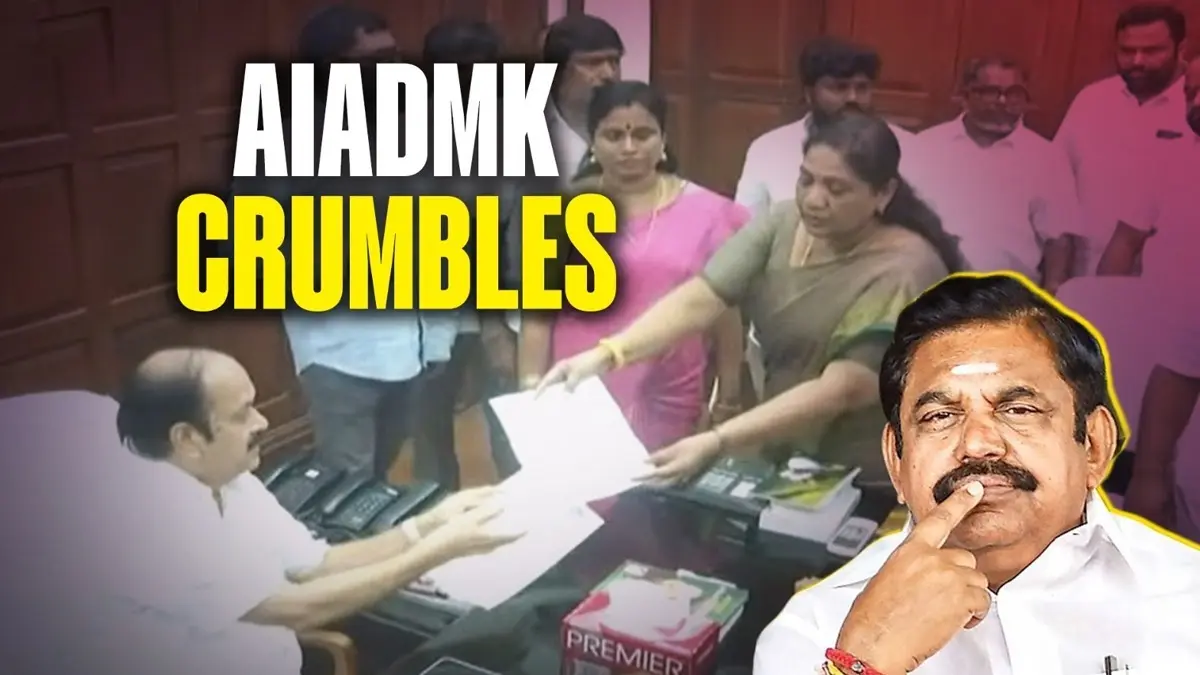 Major Blow for AIADMK: Three Sitting MLAs Defect to TVK Leaving the Party With a Strenght of 44 in the Parliament Three AIADMK MLAs Resign to Join TVK