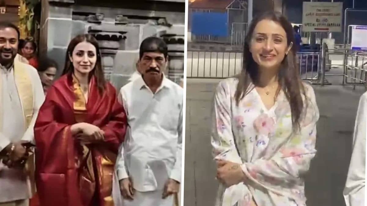 Trisha Krishnan: तमिलनाडु चुनाव के नतीजे वाले दिन तिरुपति पहुंचीं तृषा कृष्णन, विजय के लिए की प्रार्थना या ये है वजह?