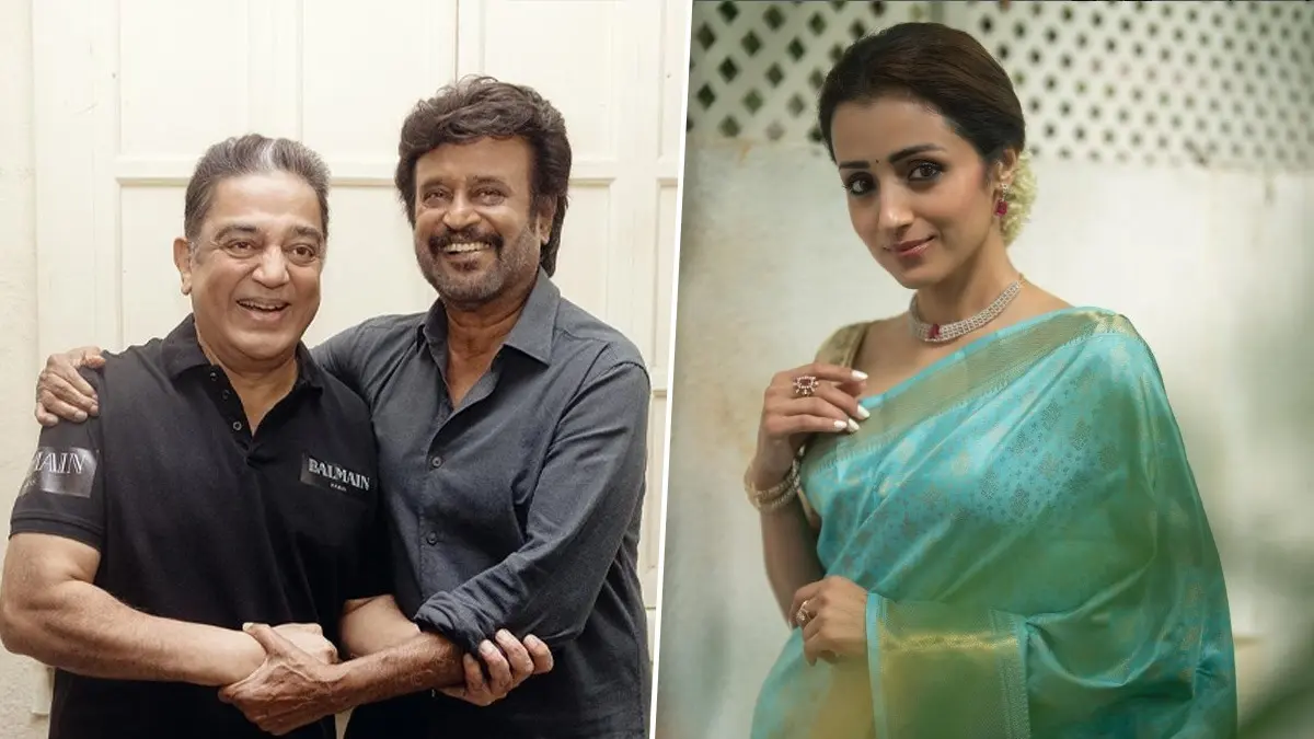 Trisha Turns Down ₹12 Crore, Rajinikanth, Kamal Haasan All At Once For Vijay? Trisha refuses chance to feature opposite Rajinikanth, Kamal Haasan