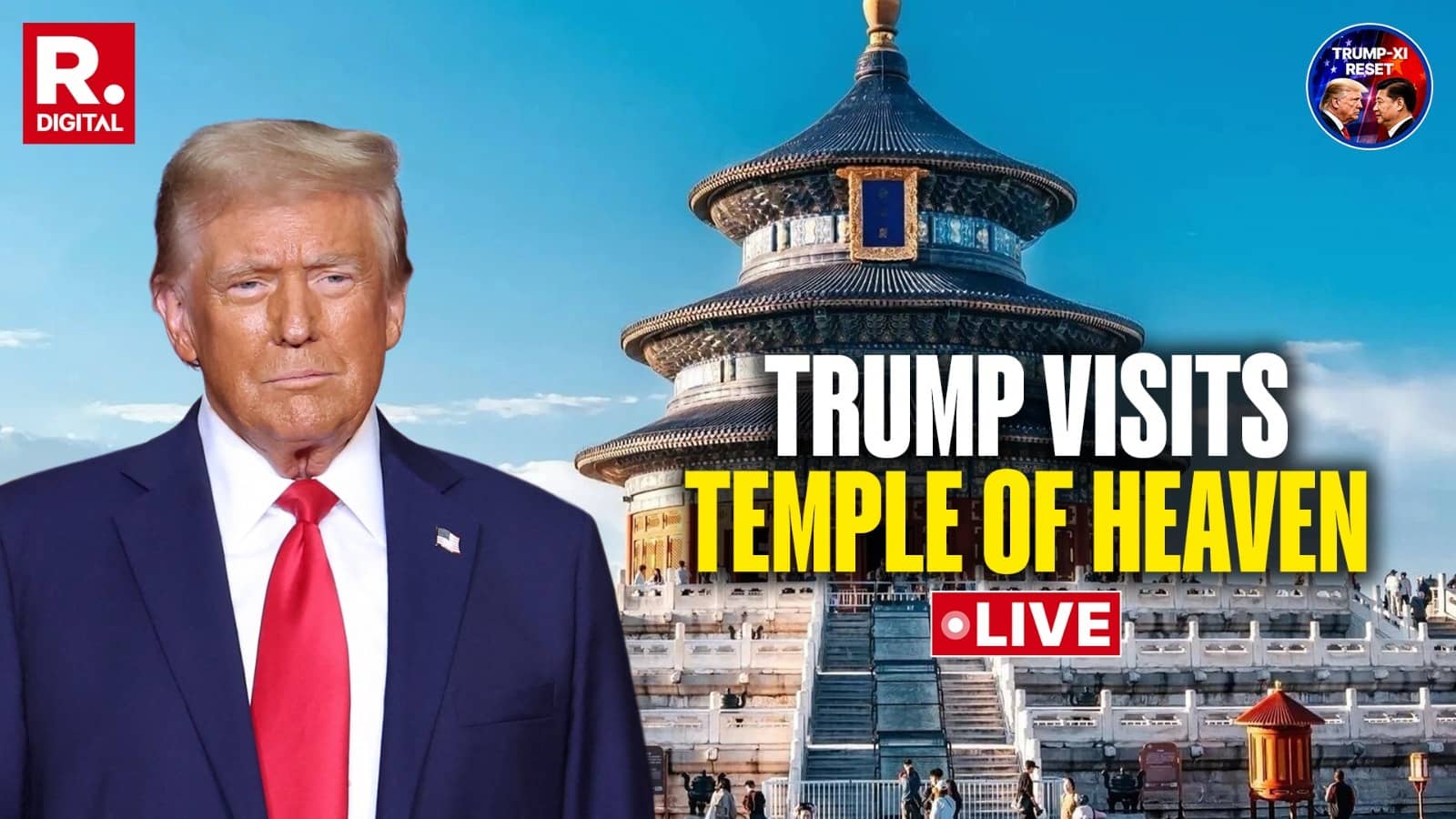 Trump In China LIVE: US President Trump, China's XI Arrive at Temple of Heaven in Beijing, Trump Praises Xi, Says Ties 'Better Than Ever'