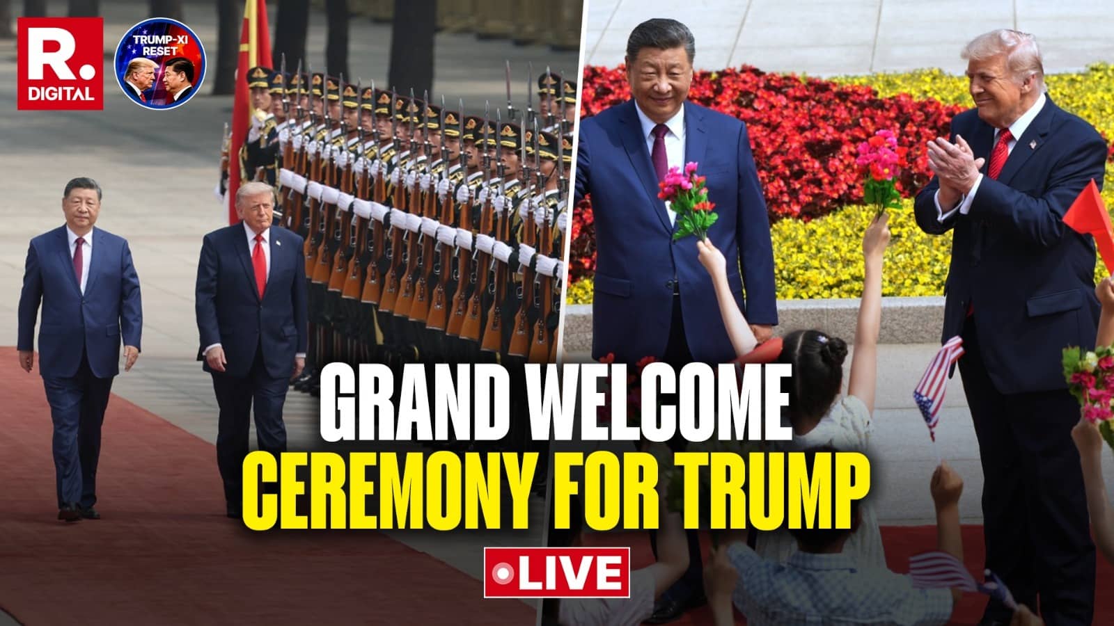 Trump In China LIVE: Xi Jinping Welcomes US President Trump At Great Hall of People, Trump Greeted With 21-Gun Salute
