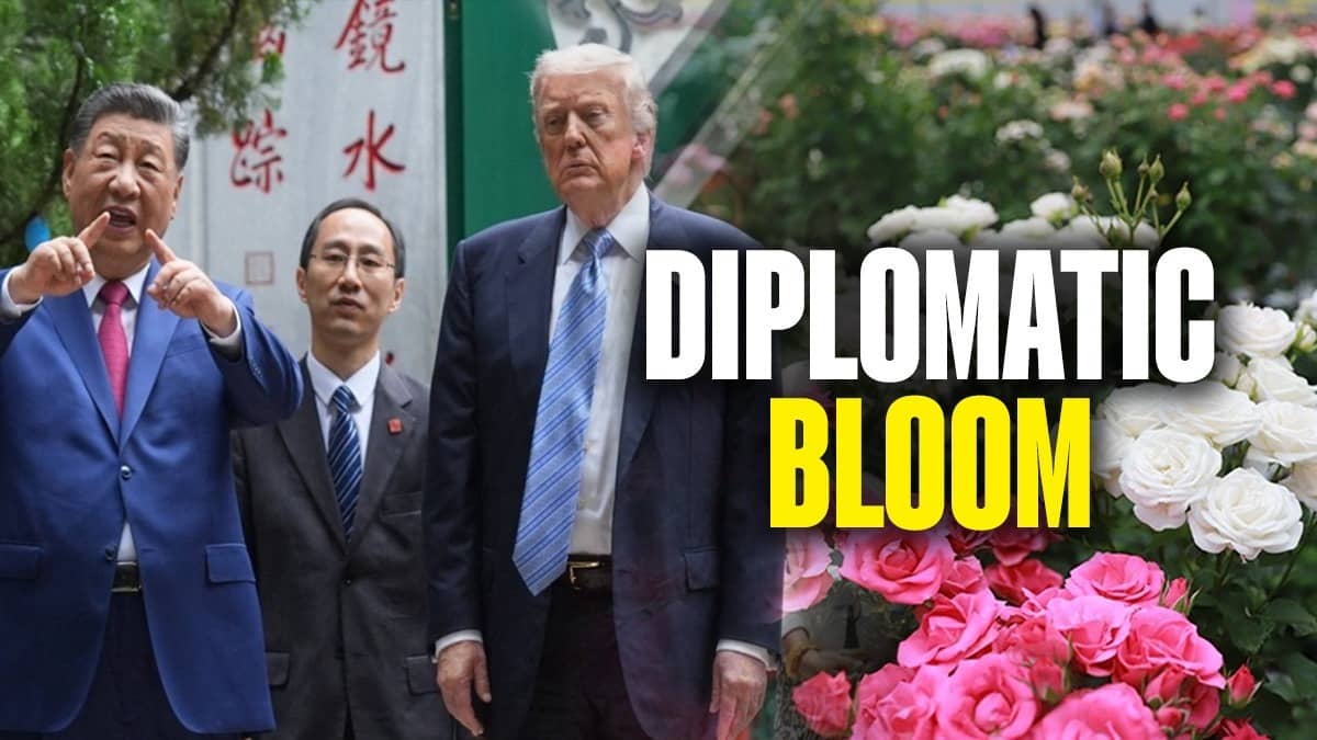 Trump-Xi ‘Rosy’ Moment: US President Mesmerised By Chinese Roses, Gets Seeds As Gift For White House