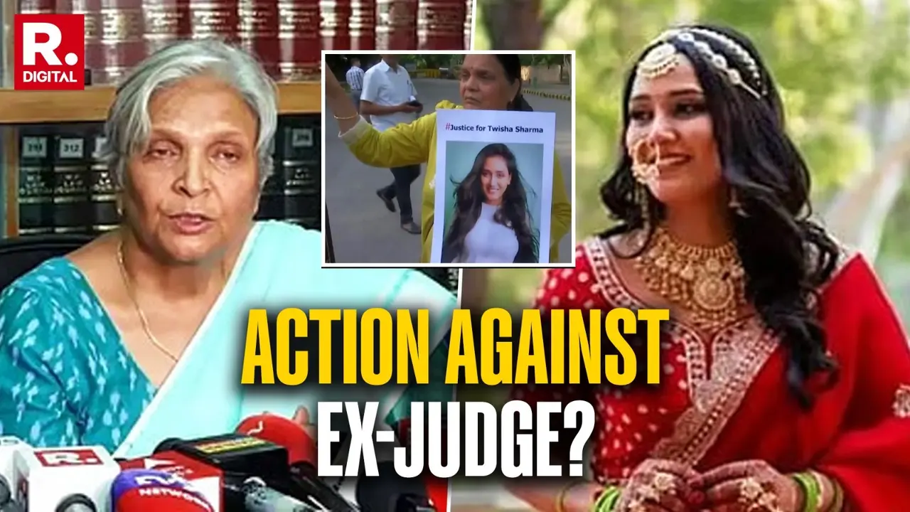 Twisha Sharma's Mother-In-Law Giri Bala Singh Set To Be Removed As Bhopal Consumer Commission President: Sources Twisha Sharma's Mother-In-Law Giri Bala Singh Set To Be Removed As Bhopal Consumer Commission President: SourcesTwisha Sharma's Mother-In-Law Giri Bala Singh Set To Be Removed As Bhopal Consumer Commission President: Sources
