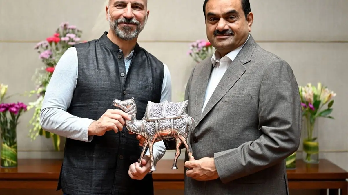 Uber CEO Dara Khosrowshahi Announces First India Data Centre With Adani Group in Ahmedabad Uber ties up with Adani Group to set up its first data centre in India