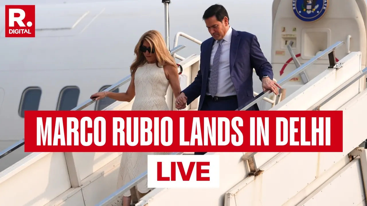 Rubio In India LIVE: US Secretary of State Marco Rubio Meets PM Narendra Modi US Secretary of State Marco Rubio arrives in Delhi