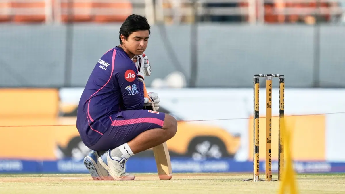 GT vs RR: Will Rain Play A Spoilsport In IPL Qualifier 2? Check Mullanpur Weather Forecast Here Vaibhav Sooryavanshi during a practice session