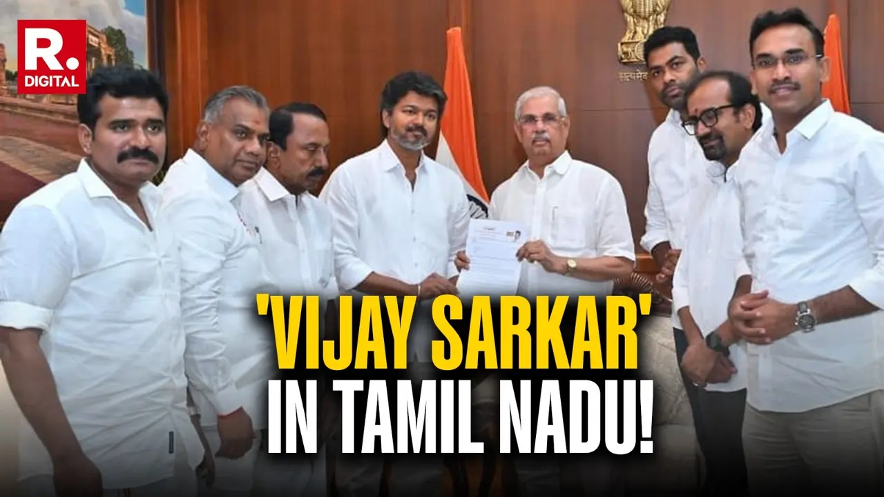 Vijay Meets Tamil Nadu Governor, Stakes Claim To Form Govt After TVK’s Historic Win Vijay Stakes Claim to Form Govt in Tamil Nadu, Oath Ceremony Tomorrow After TVK’s Historic Win