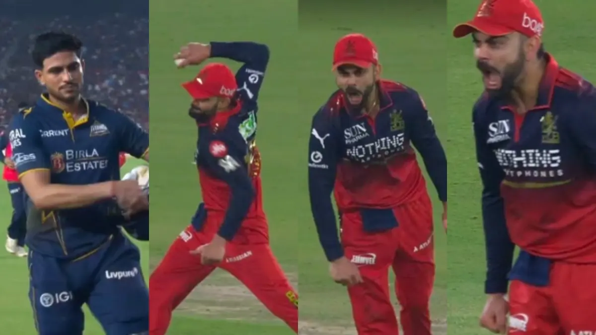 WATCH | Virat Kohli's FIERY Send-Off to Shubman Gill During GT-RCB IPL 2026 Match is Unmissable Virat Kohli, Shubman Gill