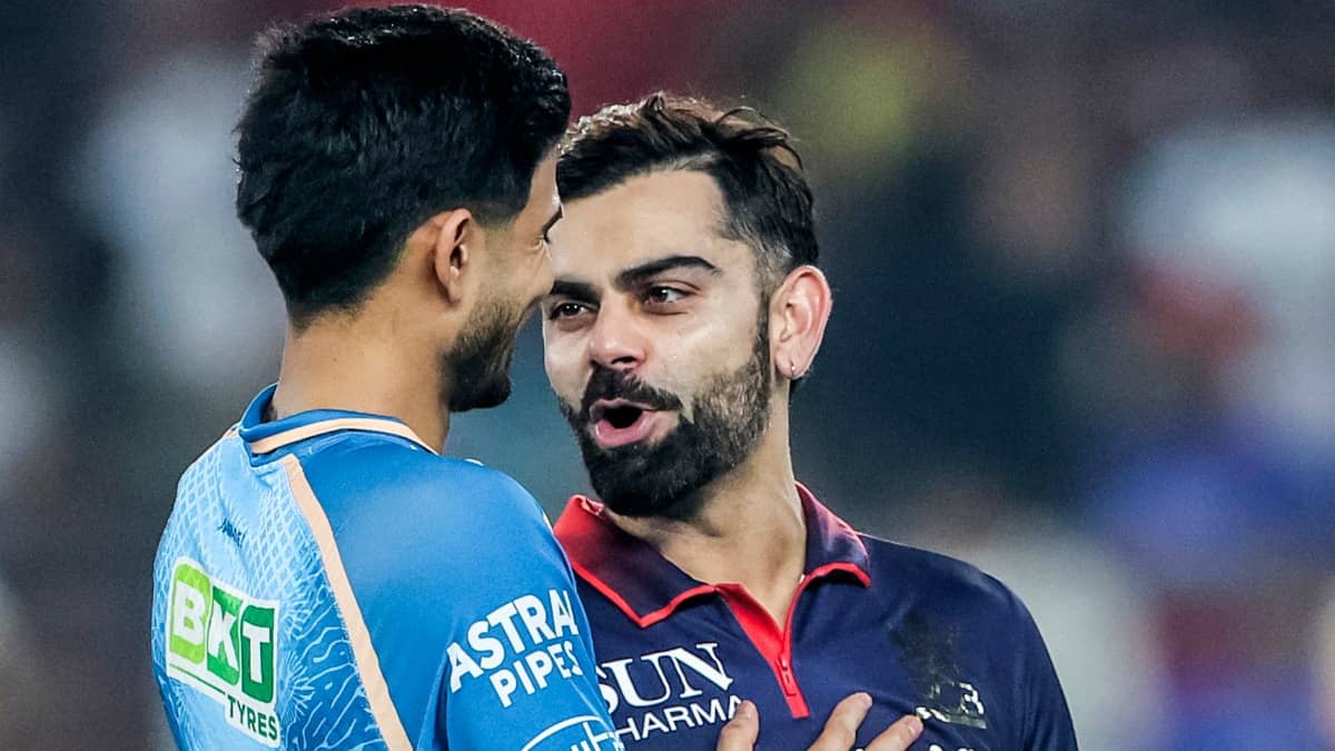 Virat Kohli with Shubman Gill