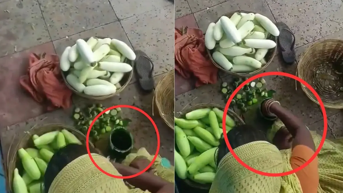 'Fake Fresh?' Women Caught Painting Cucumbers Green at Katihar Railway Station | Viral Video Shocks Internet ‘What Are We Eating?’ Viral Video of Women Painting Cucumbers Green Sparks Outrage Online | WATCH