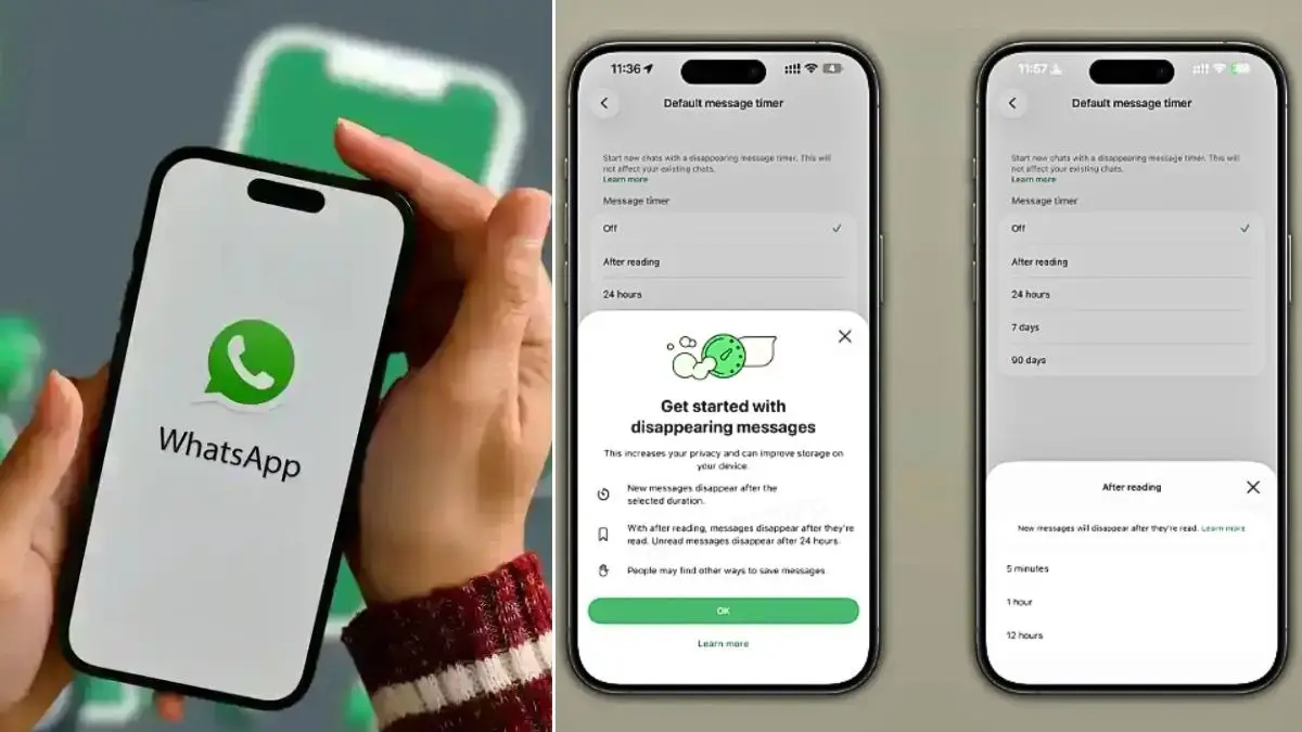 WhatsApp ला रहा प्राइवेसी से जुड़ा नया फीचर, पढ़ते ही मैसेज हो जाएगा डिलीट; जानिए कैसे काम करेगा ये फीचर WhatsApp After Reading feature, disappearing messages after read