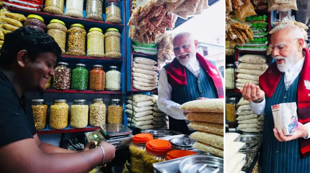 बंगाल में जिस दुकानदार से PM मोदी ने खरीदी थी झालमुड़ी, उसे पाकिस्तान और इस देश से मिली जान से मारने की धमकी, खौफ में परिवार PM Modi Stops at a Jhal Muri Shop in Jhargram During Poll Campaign, Tries Bengal’s Beloved Street Snack With Locals
