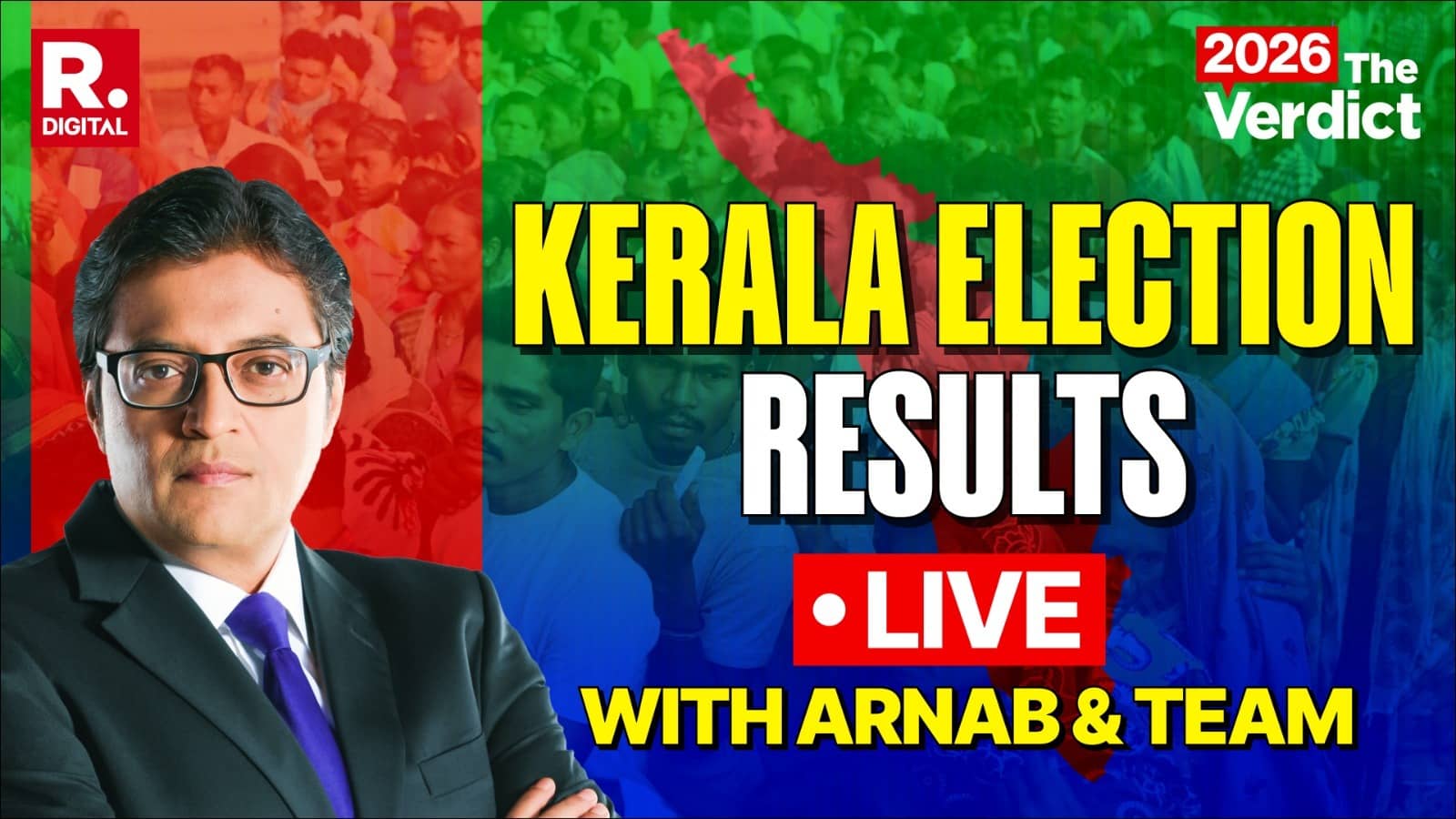 Kerala Assembly Election Result LIVE: LDF Edges Ahead in Tight Contest; UDF Remains In Close Pursuit In Early Trends



#ElectionResult2026 #Election2026 #Elections #BengalVerdict2026 #ArnabLive #MamataVsBJP #TamilNaduResults #Vijay #TVK #ElectionResults