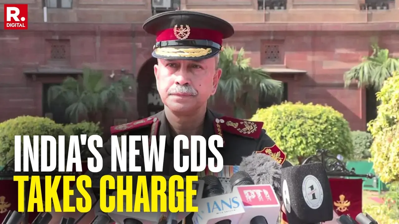 General NS Raja Subramani Takes Charge As CDS, Receives Ceremonial Guard of Honour X