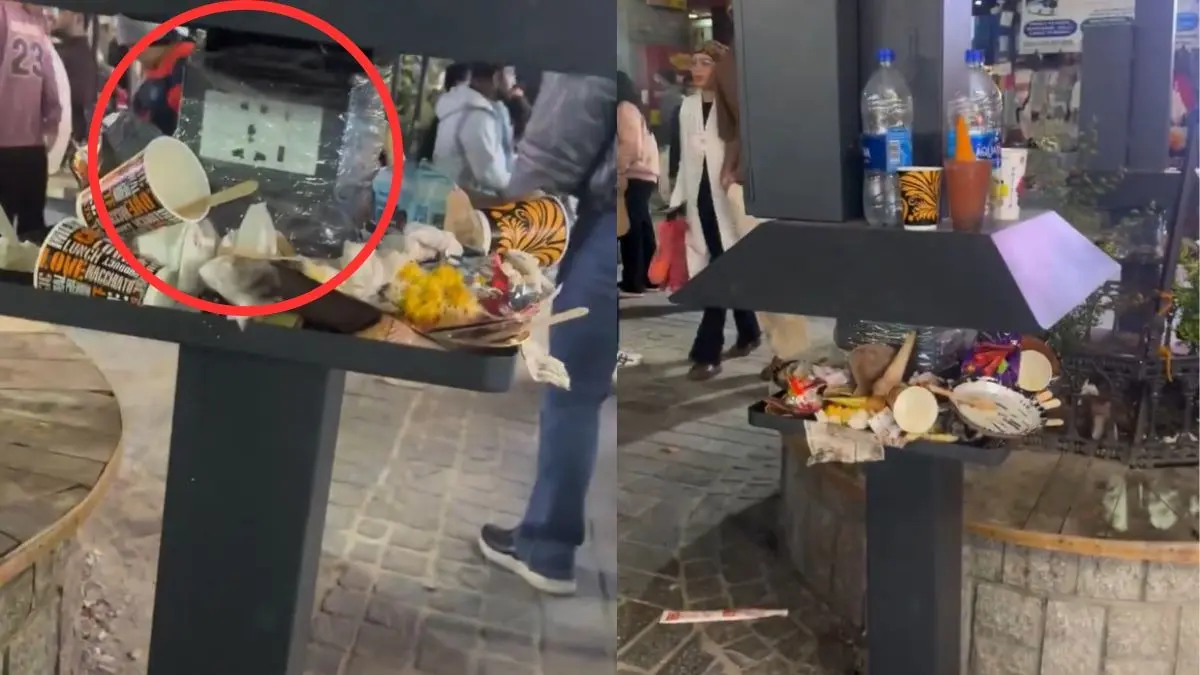 'Zero Civic Sense’: Manali Charging Point Turns into Garbage Dump Within Days, Sparks Outrage | WATCH 'Zero Civic Sense’: Manali Charging Point Turns into Garbage Dump Within Days, Sparks Outrage | WATCH