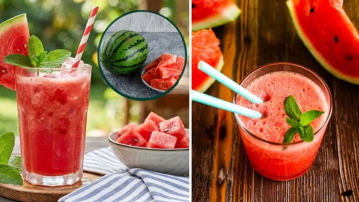 Watermelon Juice: गर्मी में मिक्सर के बिना सिर्फ 2 मिनट में ऐसे बनाएं तरबूज का जूस, देखते ही मुंह में आ जाएगा पानी 2-minute-watermelon-juice-easy-summer-drink without-mixer at home