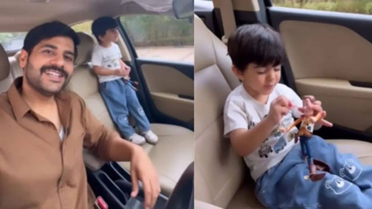 A father relives his childhood with his son; video touching hearts on internet