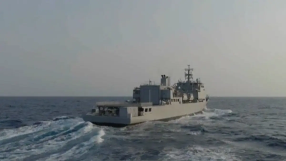 Aatmanirbhar Maritime Might Grows Stronger: Indian Navy Unveils Crest Of Indigenous Survey Vessel 'Sanshodhak' Aatmanirbhar Maritime Might Grows Stronger: Indian Navy Unveils Crest of Indigenous Survey Vessel 'Sanshodhak'