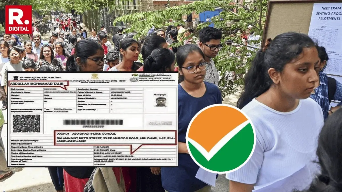 After NEET UG 2026 Paper Leak Shocker, Nagpur Student Told To Write Exam In Abu Dhabi! Admit Card Blunder Stuns Aspirant After NEET UG 2026 Paper Leak Shocker, Nagpur Student Told To Write Exam In Abu Dhabi! Admit Card Blunder Stuns Aspirant