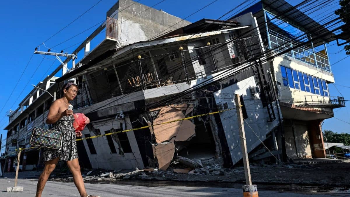 Aftermath of magnitude 7.8 earthquake in southern Philippines