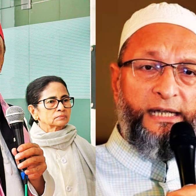 Akhilesh Yadav Mamata Banerjee Asaduddin Owaisi 