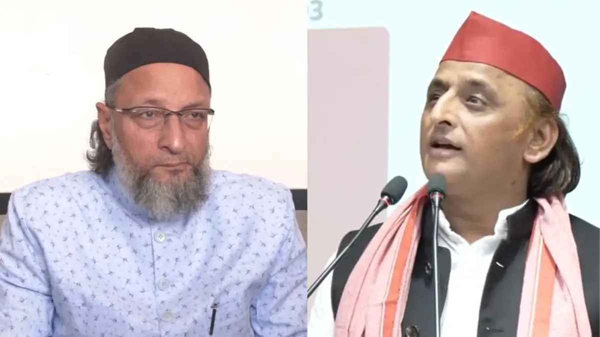 यूपी विधानसभा चुनाव से पहले बड़ा 'खेला', अखिलेश की सपा ओवैसी से गठबंधन को तैयार लेकिन रखी कड़ी शर्त, कहा- जैसे ही आप चुनाव लड़ते हो... akhilesh yadav samajwadi party alliance with Owaisi AIMIM party