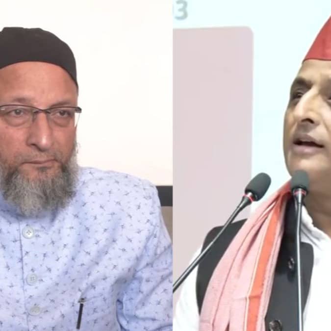 akhilesh yadav & Owaisi
