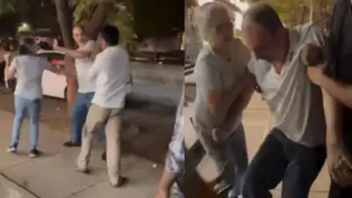 'Angrej Ki Aulaad B*****': Ola Auto Driver Brutally Attacks Elderly Man After Being Asked Not to Spit, Gargle Publicly; Gets Thrashed By Shivsena Workers Later