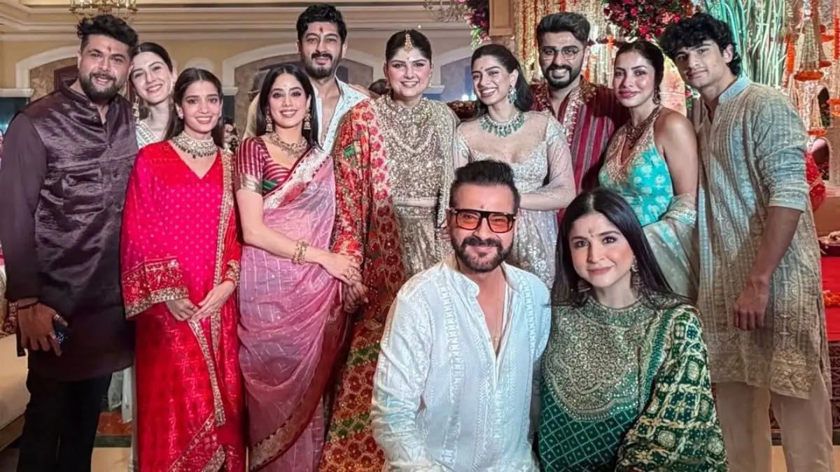 Anshula Kapoor's Pre-wedding Celebrations Begin: Janhvi, Khushi, Arjun And Shanaya Kapoor Attend Anshula Kapoor's pre-wedding celebration