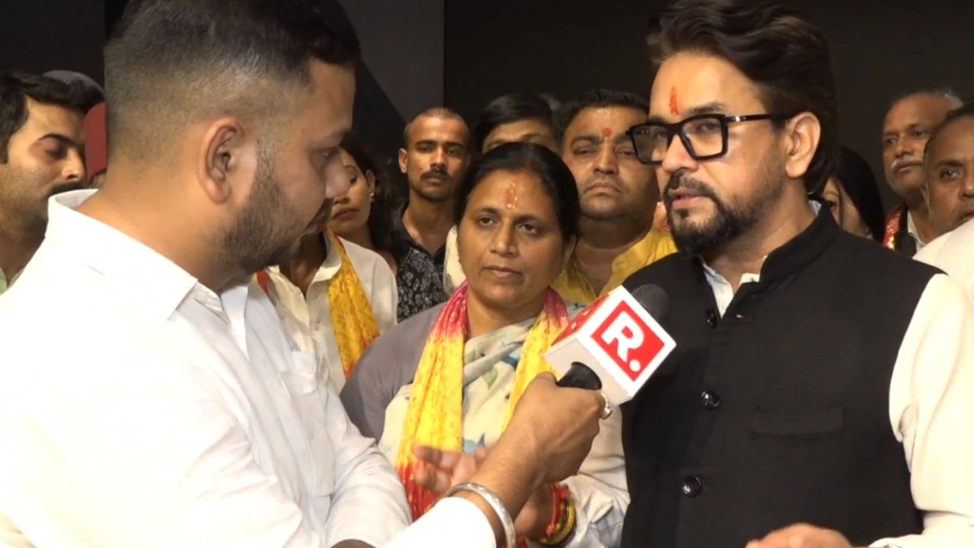 anurag thakur lashed out opposition over ram mandir donation case 