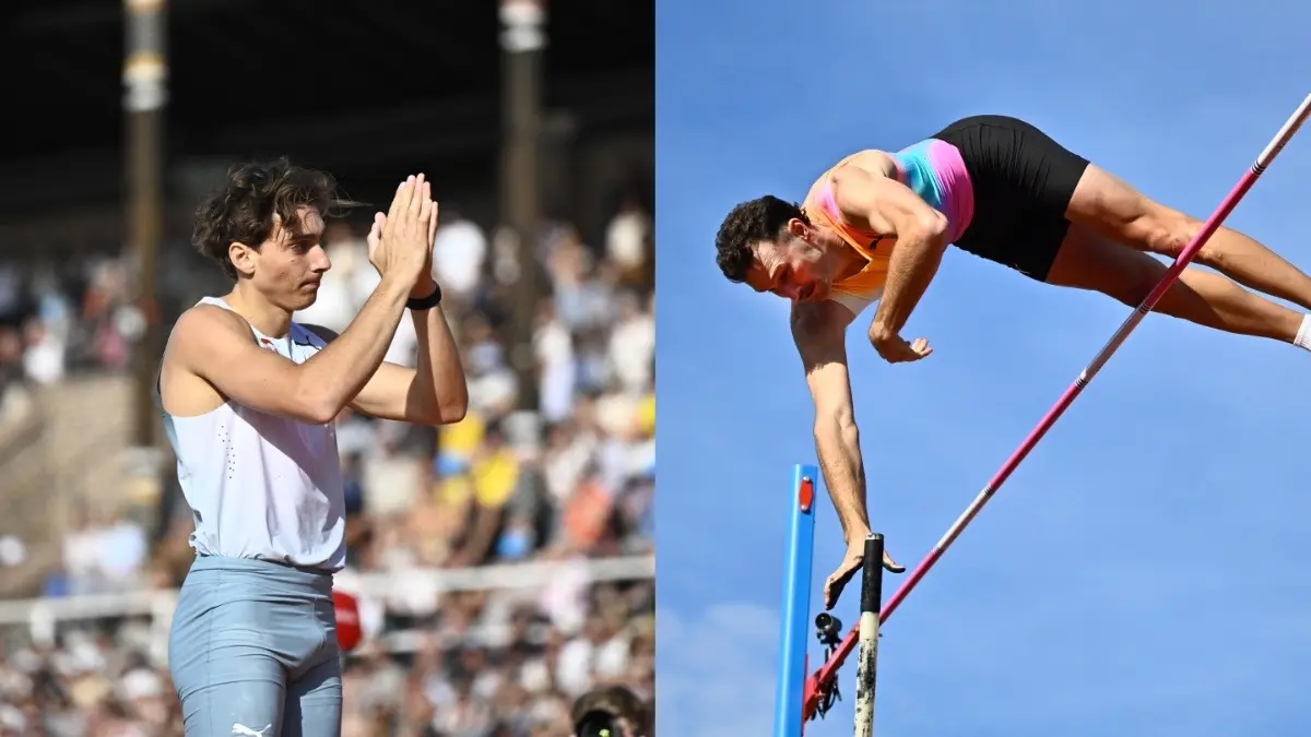 Armand Duplantis Suffers First Defeat Since 2023, Swedish Pole Vault Star Falters To Kurtis Marschall Armand Duplantis and Kurtis Marschall
