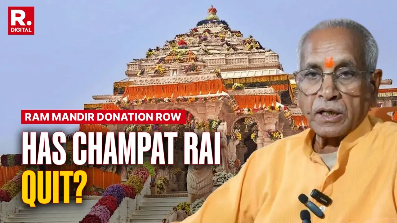 Ram Temple Donation Theft Row Deepens: Trust Gen Secy Champat Rai, Member Anil Mishra 'Resign' Ayodhya Donation Theft Row Deepens: Champat Rai, Anil Mishra 'Resign'