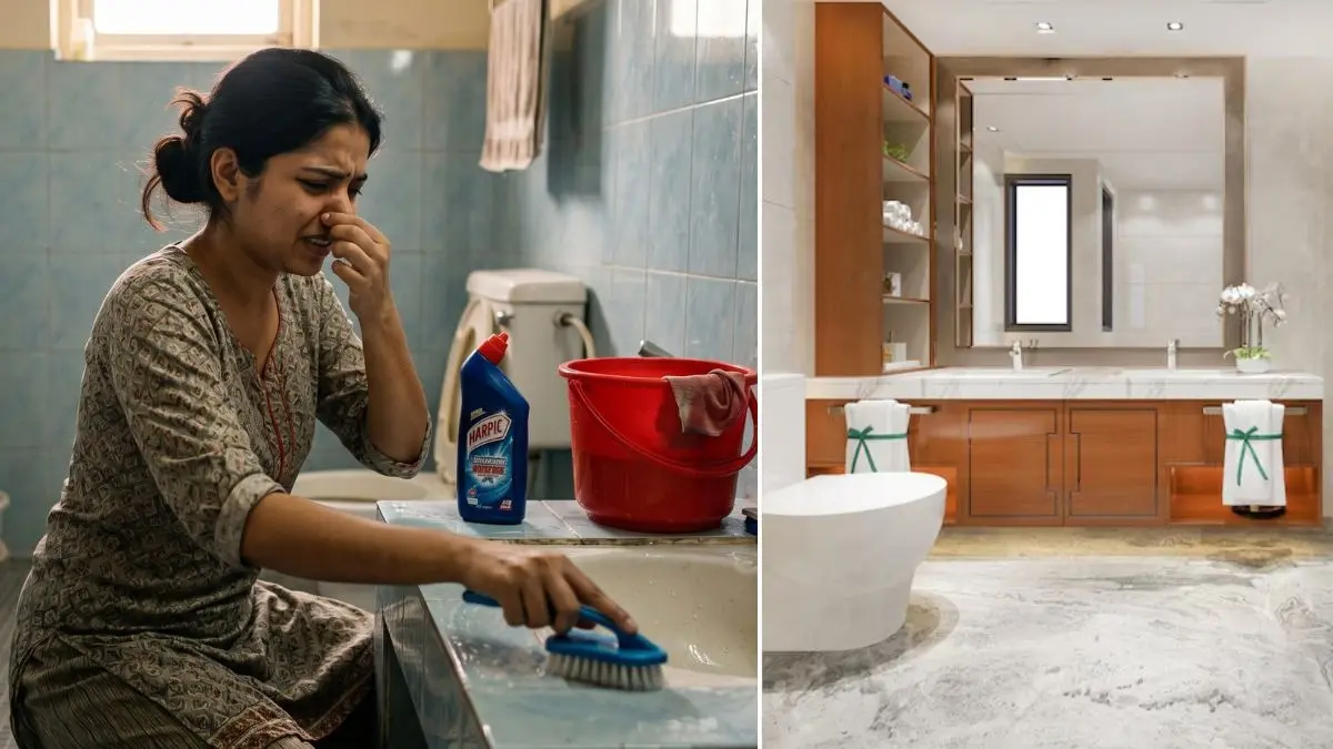 Smelly Bathroom Cleaning: साफ-सफाई के बाद भी बाथरूम से आती है दुर्गंध? तुरंत बदलें ये 5 आदतें, हमेशा रहेगा फ्रेश Bathroom Cleaning Tips