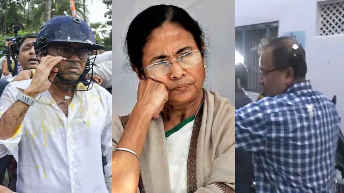Bengal TMC Internal Clash Egg Attacks
