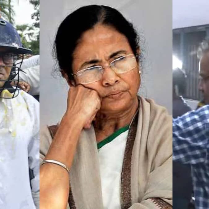 Bengal TMC Internal Clash Egg Attacks