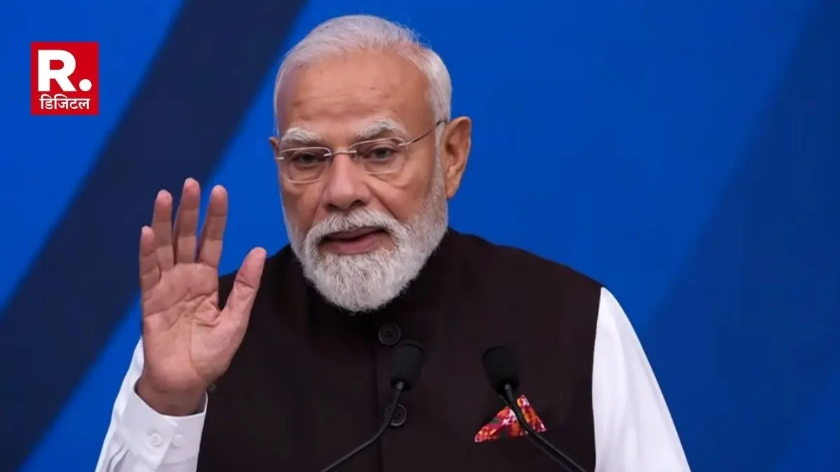 दुनिया में मची उथल-पुथल के बीच फ्रांस में 'भारत इनोवेट्स' का उद्घाटन, PM Modi बोले- 'भारत के NDA में है इनोवेशन' Bharat Innovates 2026 inaugurated in France PM Modi says, Innovation is in India's NDA
