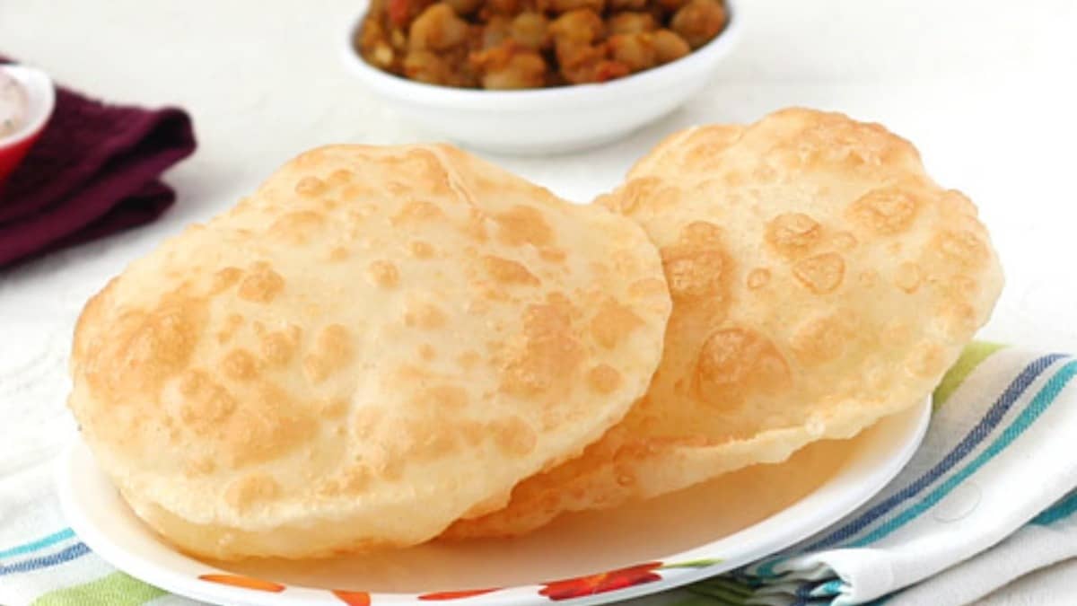 Bhatura is made using maida
