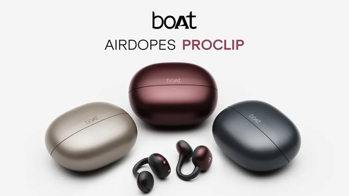 boAt Launches Airdopes ProClip Open-Ear Earbuds in India at ₹1,599 boat
