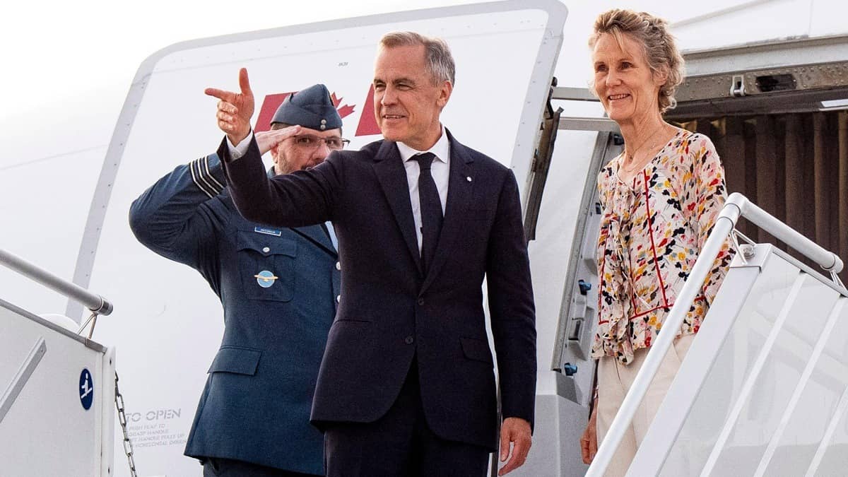 Canadian PM Carney Tones Down Trump Criticism In Europe As USMCA Review Looms