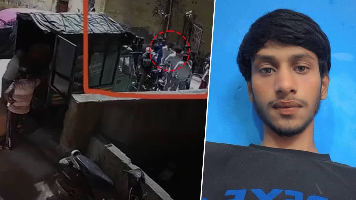 CCTV Captures Delhi Horror: 17-Year-Old Boy Stabbed To Death In New Usmanpur Over Personal Feud; 3 Detained